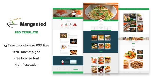 Manganted PSD Template