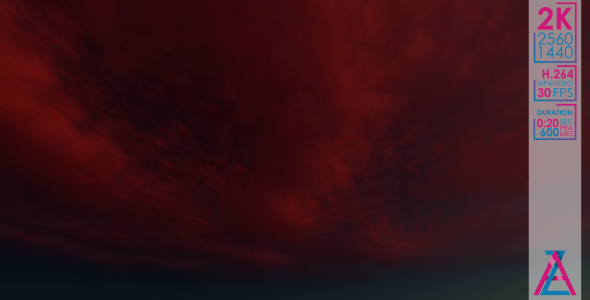 Red Clouds in The Evening alt