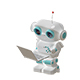 Robot with Laptop - VideoHive Item for Sale