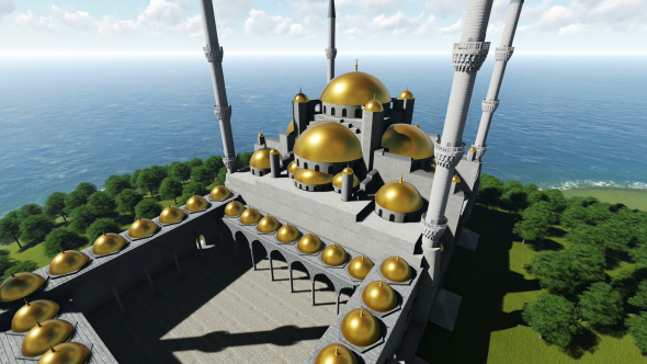 Top View of the Mosque alt