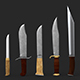 Bowie Knife Collection - 3DOcean Item for Sale