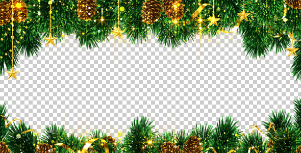 Christmas Fir Tree Frame alt