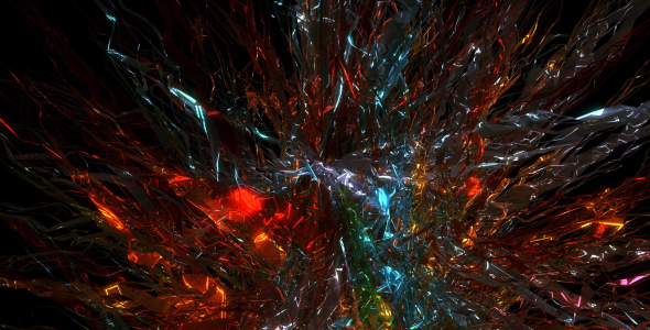 Colorful Glass Abstraction