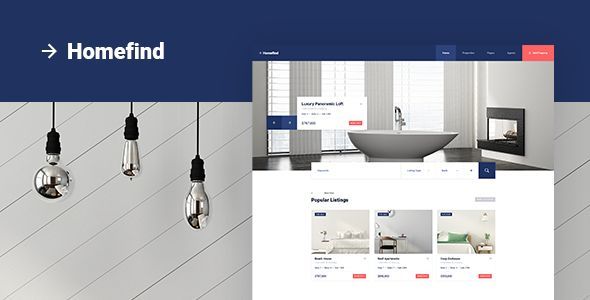 Homefind - Real Estate PSD Template