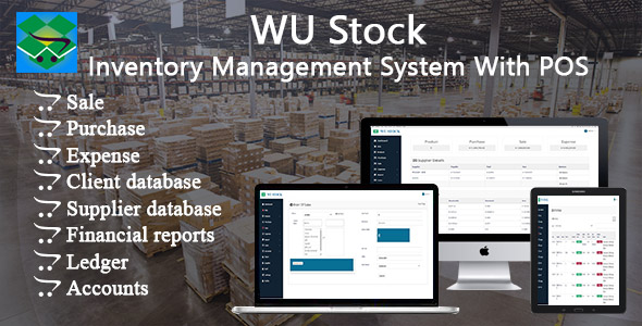 WU Stock - Inventory Management System With POS