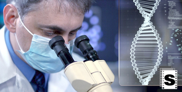 Dna And Microscope alt