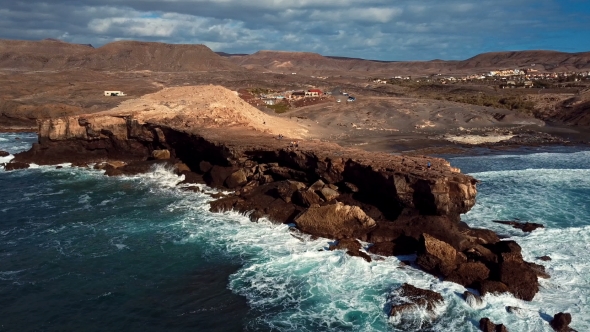 La Pared Cliff, Fuerteventura, Canary Islands