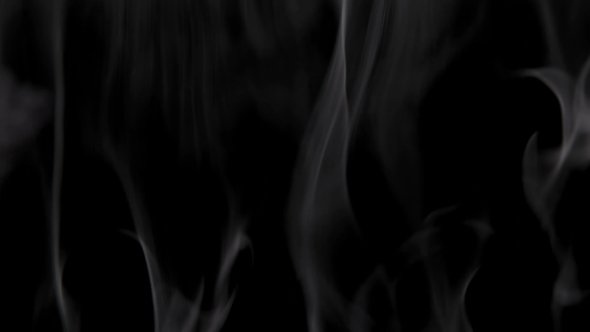 Abstract the Movement of Smoke on Black Background