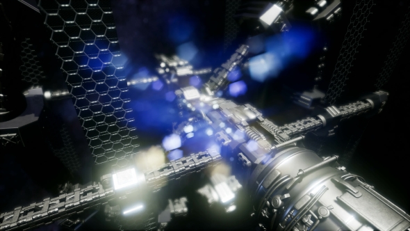 Spaceship Travelling Through the Universe alt