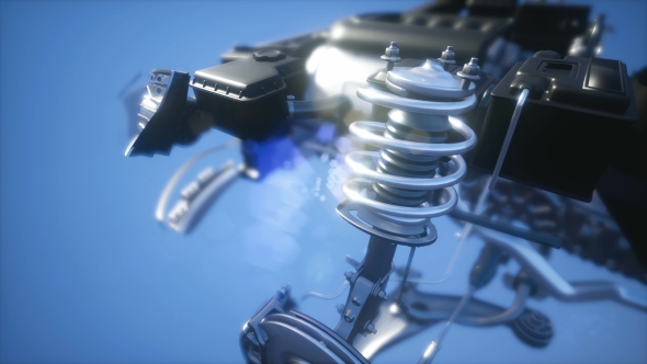 Detailed Car Engine and Other Parts alt