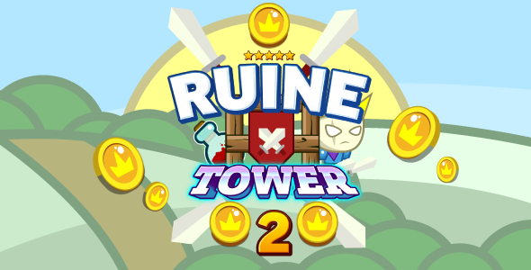 Ruin tower 2 - HTML5 game. Construct 2 (capx). Mob controll