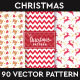 Christmas Pattern Vectors Vol.1 - GraphicRiver Item for Sale