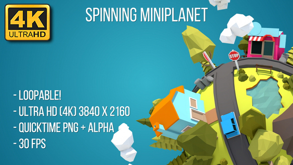 Spinning Tiny Planet (4K)