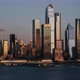 Skyscraper in Manhattan seen at sunset - New York - USA - VideoHive Item for Sale
