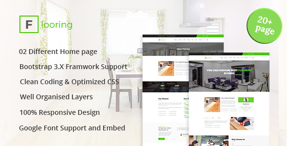 Flooring - Flooring, Tiling, Paving services HTML5 Responsive Template