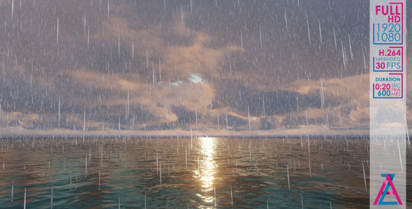 Rain Clouds Ocean