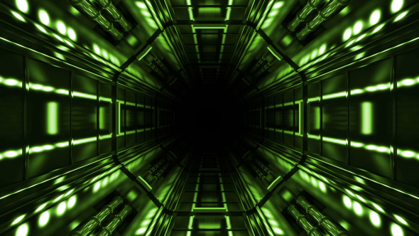 Green Spaceship Corridor alt