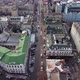 Aerial Overhead View Narrow Streets of European City in Winter - VideoHive Item for Sale