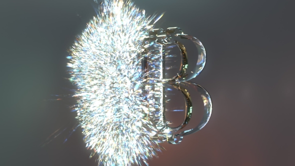 Bitcoin BTC Symbol Made of Glass Crashes American Dollar USD Sign alt