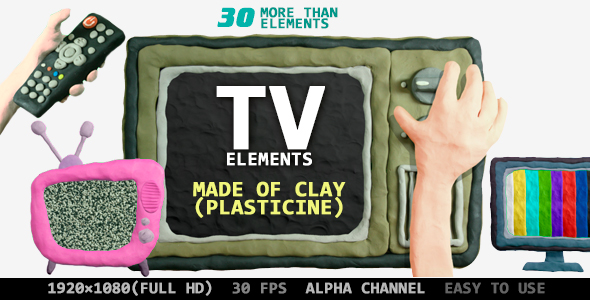 TV Clay Plasticine Pack
