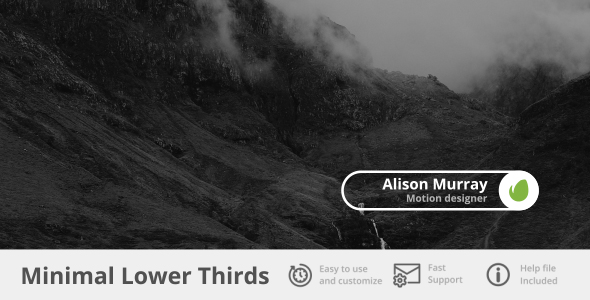 Clean Minimal Lower Thirds alt