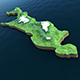 Island Sakhalin - 3DOcean Item for Sale