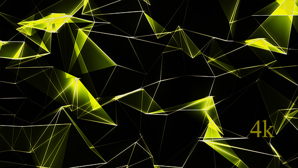 Geometrical Yellow Background Abstrac