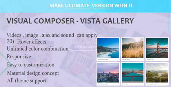 Visual Composer - Vista Gallery