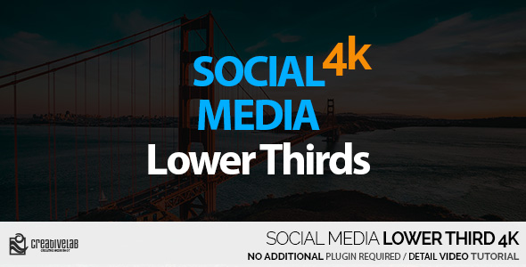 Social Media Lower Thirds 4K alt