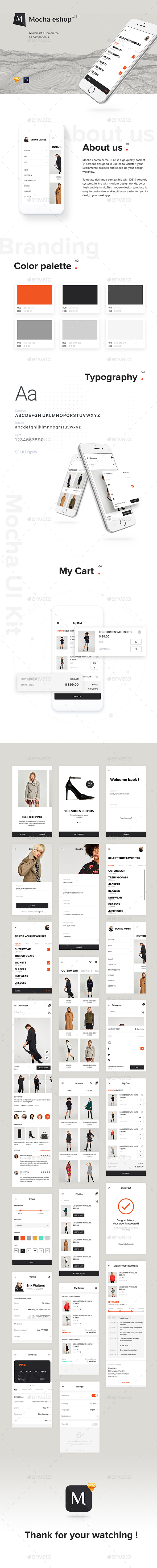 eShop e-commerce App UI Kit