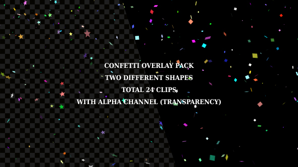 Confetti Overlay Pack