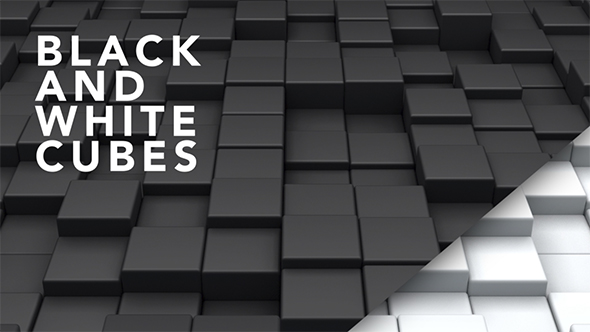 Black and White Cubes