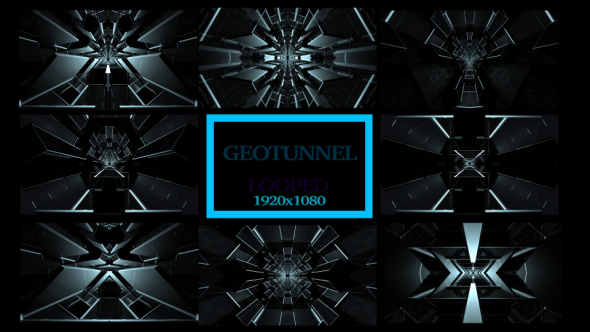 Geotunnel Background VJ Pack