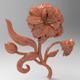 Carnation bas relief for CNC - 3DOcean Item for Sale
