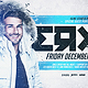 Winter DJ Electro Horizontal Flyer Template - GraphicRiver Item for Sale
