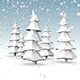 Winter Landscape with Snowfall - VideoHive Item for Sale