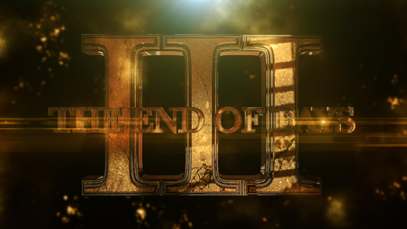 The End Of Days 3 - Element 3D Titles alt