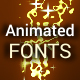 Sparkle Animated Font Pack - Version 2.00 - VideoHive Item for Sale