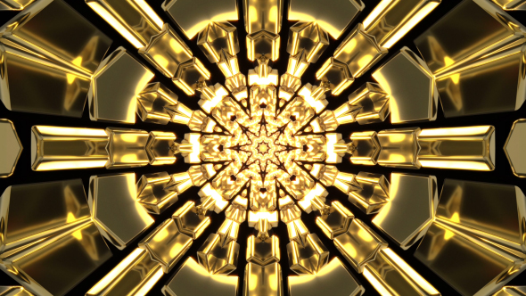 Gold Kaleidoscope Background alt