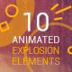 Animated Explosion Elements - VideoHive Item for Sale