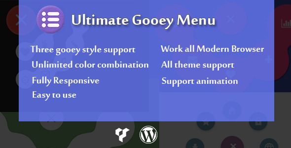 Visual Composer - Ultimate Gooey Menu