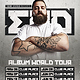 DJ World Tour Dates Flyer Template - GraphicRiver Item for Sale