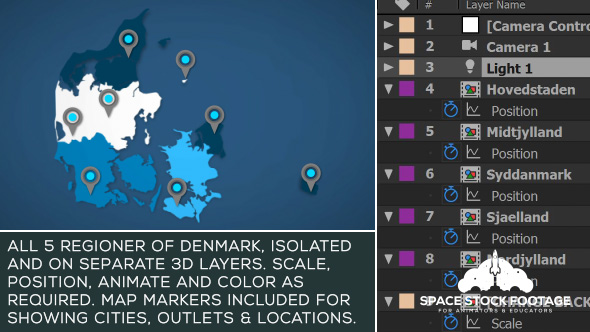 Denmark Map Kit