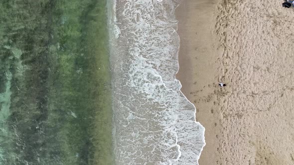 Kids playing on the beach