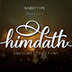 Himdath Script - GraphicRiver Item for Sale