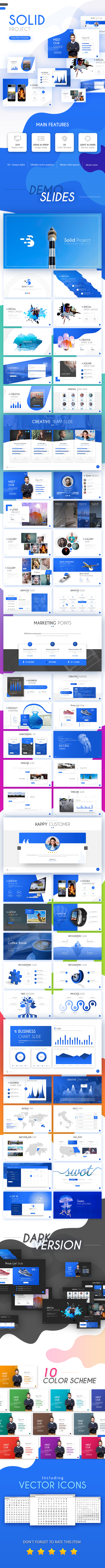 Solid Project PowerPoint Template