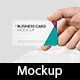 Hand Holding Business Card Mock-Up Set Vol.1 - GraphicRiver Item for Sale