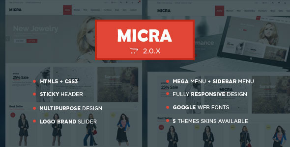 Micra - Auto Parts Store ResponsiveTheme