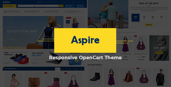Aspire - Electronic Store Responsive OpenCart Theme