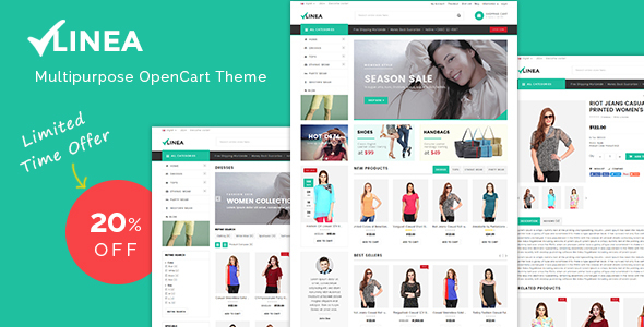 Linea - Clothing Store Responsive OpenCart Theme